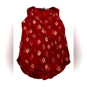 Eddie Bauer Women’s Size XS Crinkle Tank Top, Red
